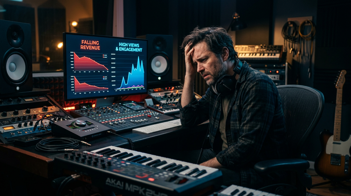 The Brutal Truth: Why High Shorts Views Are Killing Your Music Channel’s CPM